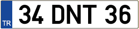 Truck License Plate